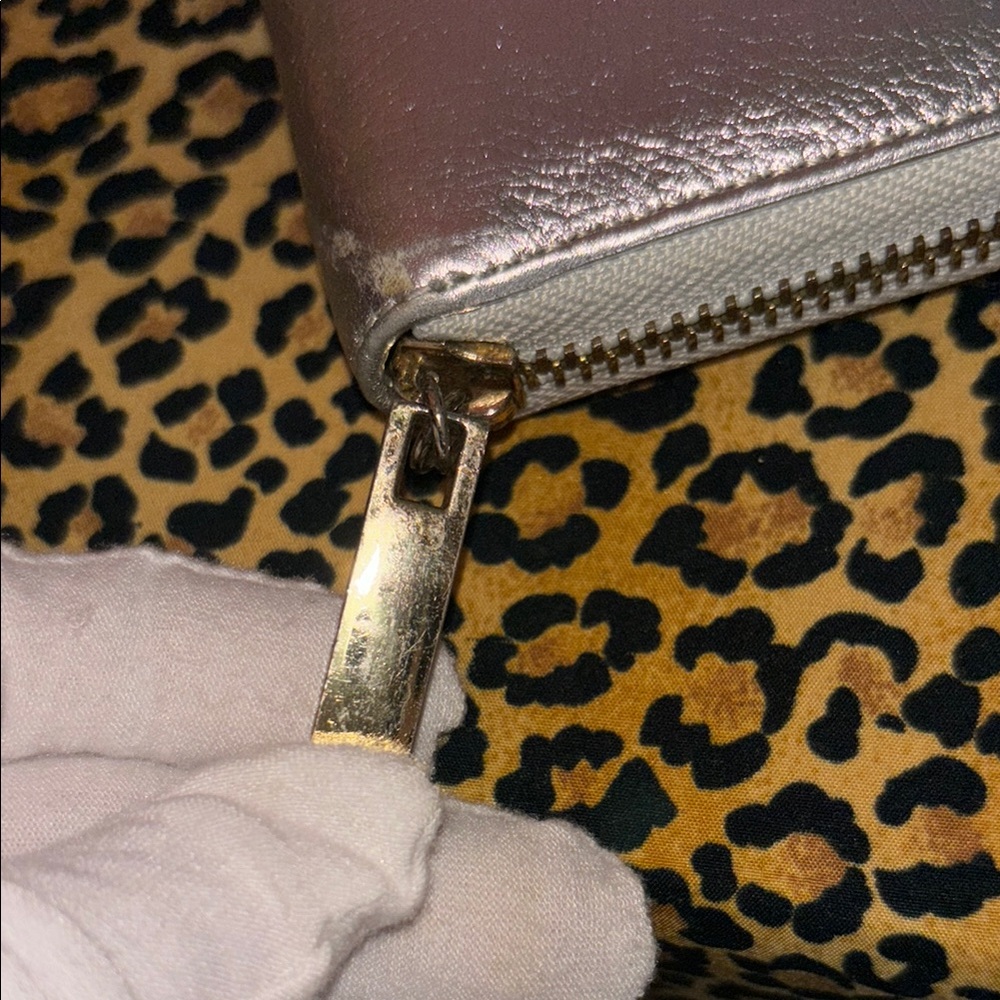 Tory Burch Metallic Silver Wallet - Picture 6 of 11